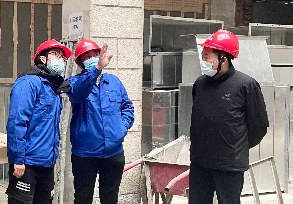 一手抓防疫，一手抓生產(chǎn)！立豪集團(tuán)董事長赴陜藥集團(tuán)山海丹醫(yī)院項(xiàng)目督導(dǎo)檢查